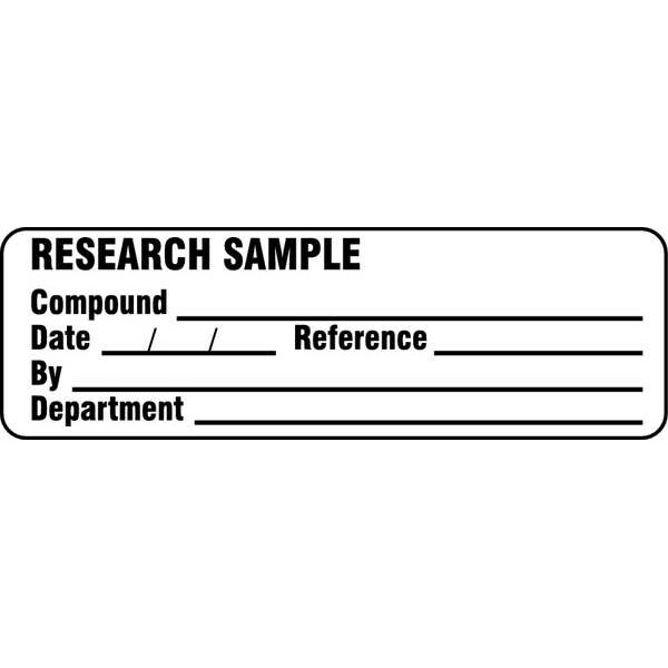 Harris Industries Label, 7/8 In. H, 2-7/8 In. W, PK500, LB132318 - LB132318