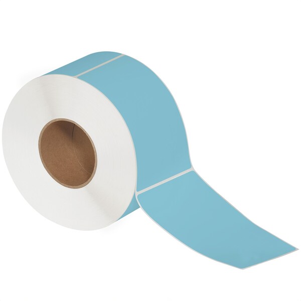 Tape Logic 4 x 6 1/2in Blue Direct Thermal Labels - THL570