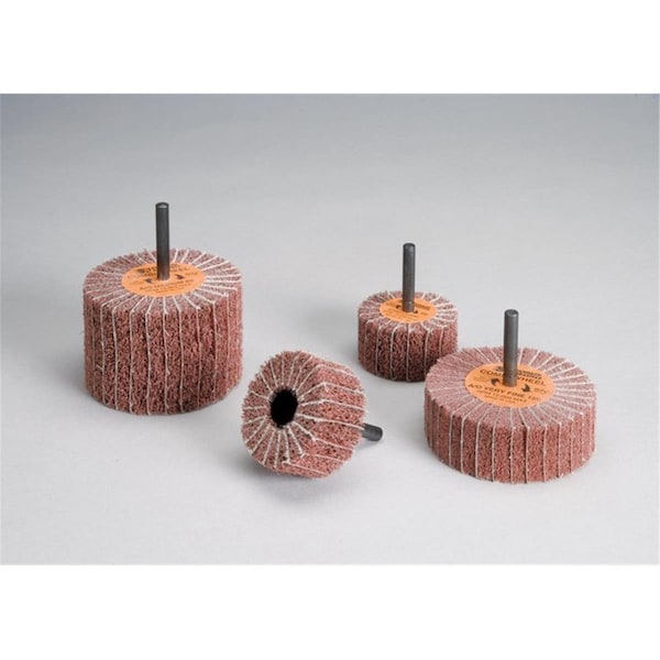 Standard Abrasives 3 x 1 x 0.25 in. Aluminum Oxide Flap Wheel - 120 Grade - 405-051115-42608