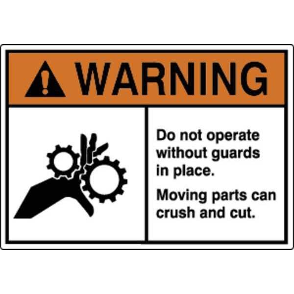 Zoro Select Label, Machine/Equipment, 3-1/2 in. H, PK5, HWL-535-722-5PK - HWL-535-722-5PK