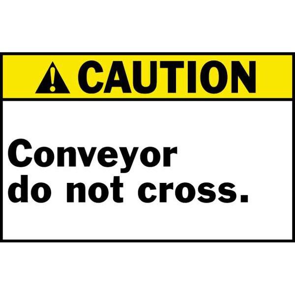 Brady Equipment Label, 3-1/2 In. H, 5 In. W, PK5, 86897 - 86897