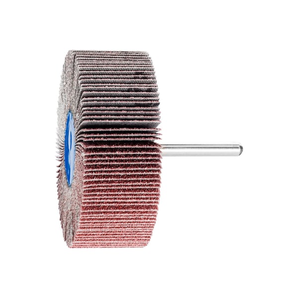 Pferd 3" x 1" Mounted Flap Wheel - 1/4" Shank - Ceramic Oxide - 60 Grit - 45295