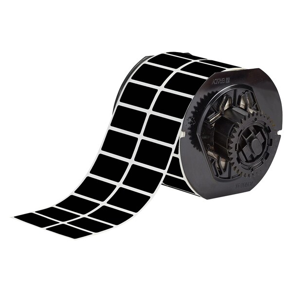 Brady B33 Series Weather Resistant Outdoor Polyester Lbl 0.75in H x 1.5in W BK 3500/RL - B33-6-8591-BK