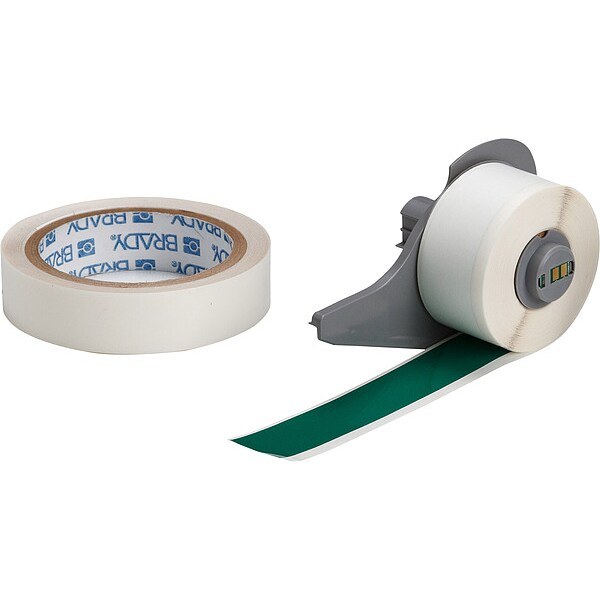 Brady Label, 1 in W, Indoor, Green - M7-1000-483-GN-KT