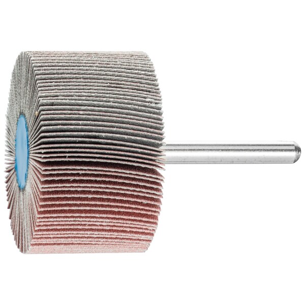 Pferd 2" x 1" Mounted Flap Wheel - 1/4" Shank - Aluminum Oxide - 240 Grit - 45242