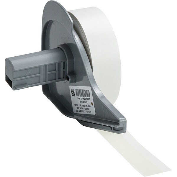 Brady Label, 1/2 in W, Outdoor, Clear - M7C-500-595-CL
