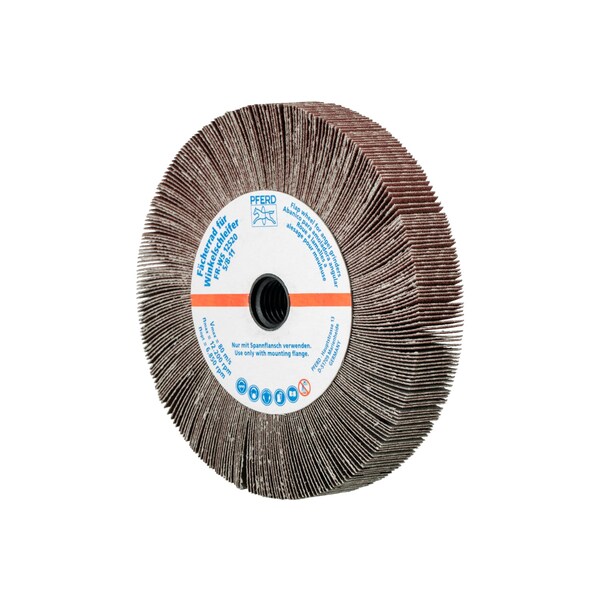 Pferd 5" x 3/4" Unmounted Flap Wheel - 5/8-11 Thread, Aluminum Oxide 120 Grit - 45765