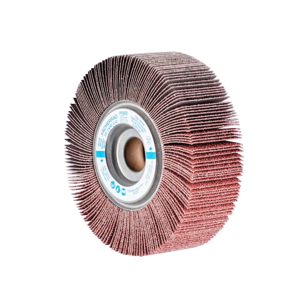 Pferd 6" x 2" Unmounted Flap Wheel - 1" A.H. - Aluminum Oxide - 40 Grit - 45620