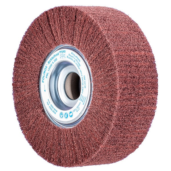 Pferd 6" x 2" POLINOX Unmounted Flap Wheel - 1" A.H. - PNL Type - Fine Grade - 43130