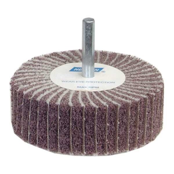 Norton Abrasives Flap Wheel, Non-Woven, 120 Grit, PK20 - 66261051722