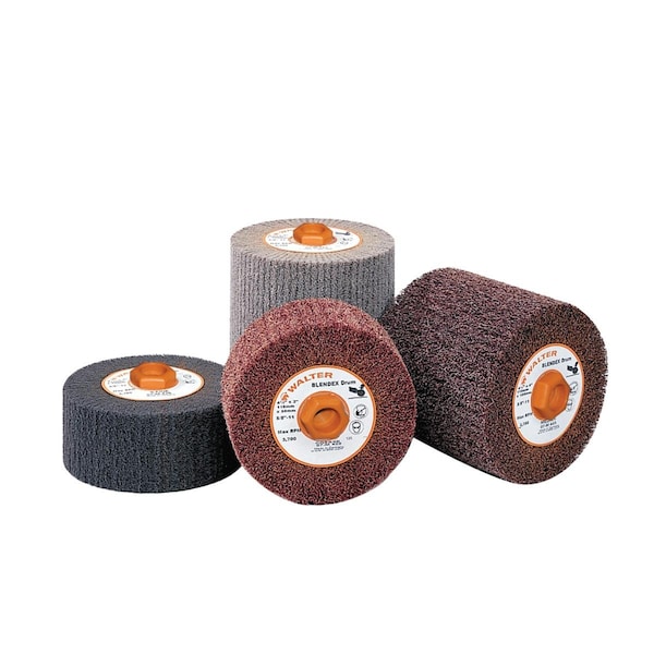 Walter Surface Technologies 4-1/4 in. x 4 in. x 5/8-11 Coarse Blendex Drum - 07M342
