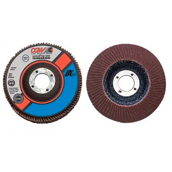 Cgw Camel Grinding Wheels. CGW Abrasives Abrasive Flap Disc 4-1/2 x 7/8 80 Grit Aluminum Oxide - 39425
