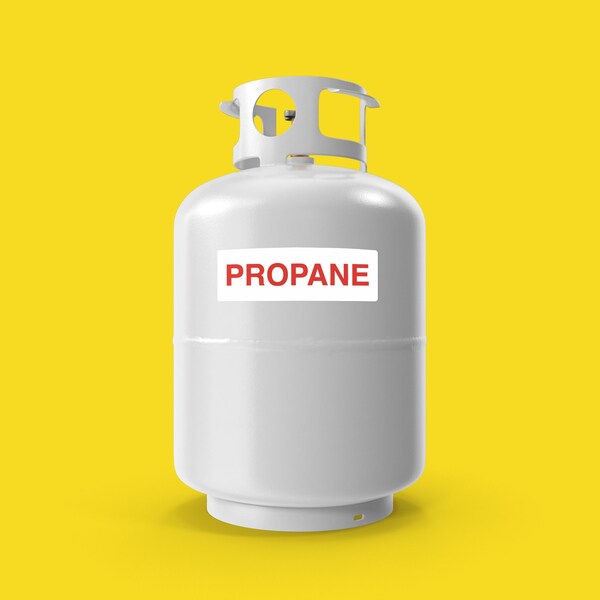 Fuel Stickers Propane Sticker, Propane Label for Tank, Container, Hvy-Dty, Safety Label, 6''x2'', 10PK - Z-262PRO-10PK
