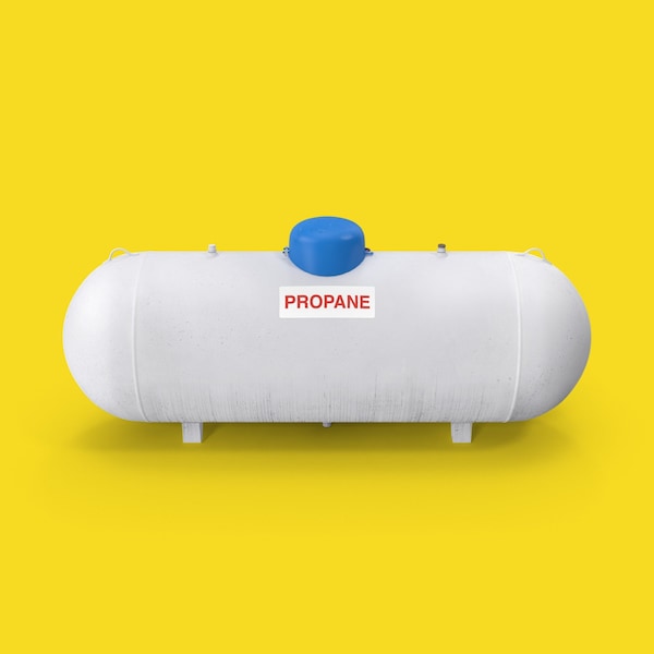 Fuel Stickers Propane Sticker, Propane Label for Tank, Container, Hvy-Dty, Safety Label, 6''x2'', 10PK - Z-262PRO-10PK
