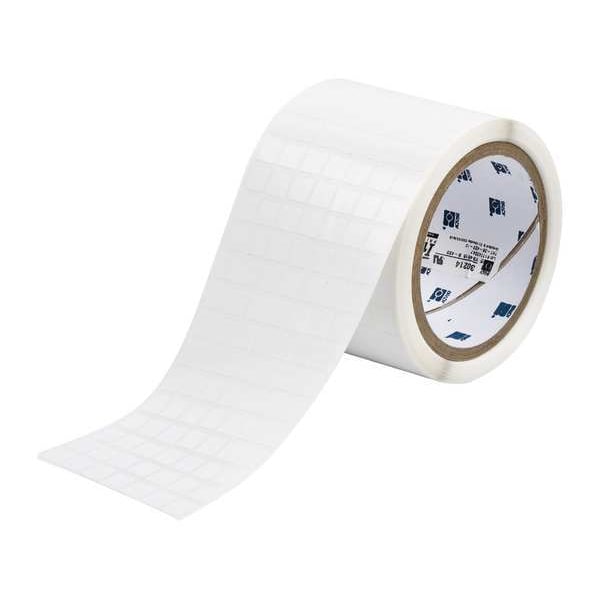 Brady Thermal Transfer Label, White, Labels/Roll: 10,000 - THT-38-423-10