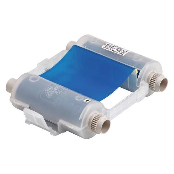 Brady Ribbon Cartridge, 4-1/8" W, 200 ft. L, Blue - 76745