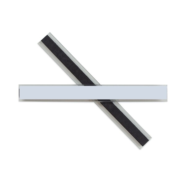 C-Line Products Clear Magnetic Label Holders, Side Load, 6 x 0.5, Clear, PK10 - 87805