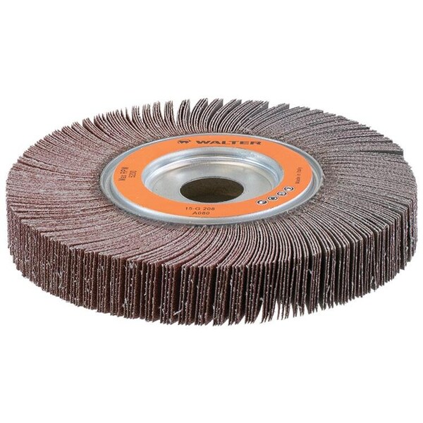 Walter Surface Technologies 6-1/2 in. x 1 in. Grit 80 Coolcut Flap Wheels - 15G208