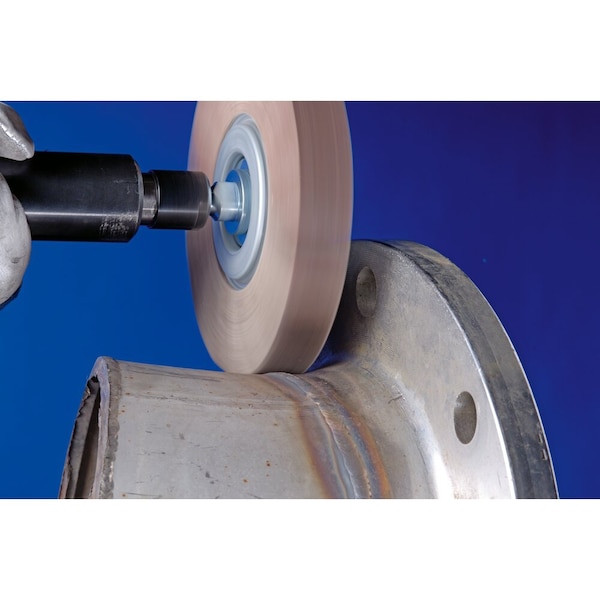 Pferd 6'' x 2'' Unmounted Flap Wheel - 1'' A.H. - Ceramic Oxide - 60 Grit - 45845