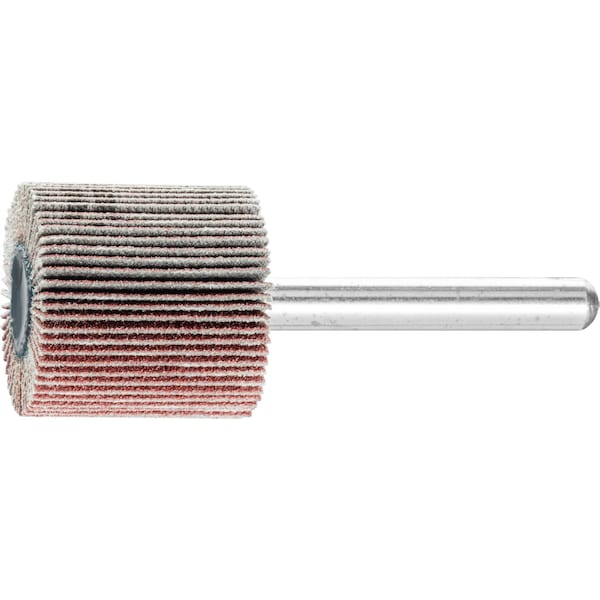 Pferd 1" x 1" Mounted Flap Wheel - 1/4" Shank - 60 Grit SiC - 45485