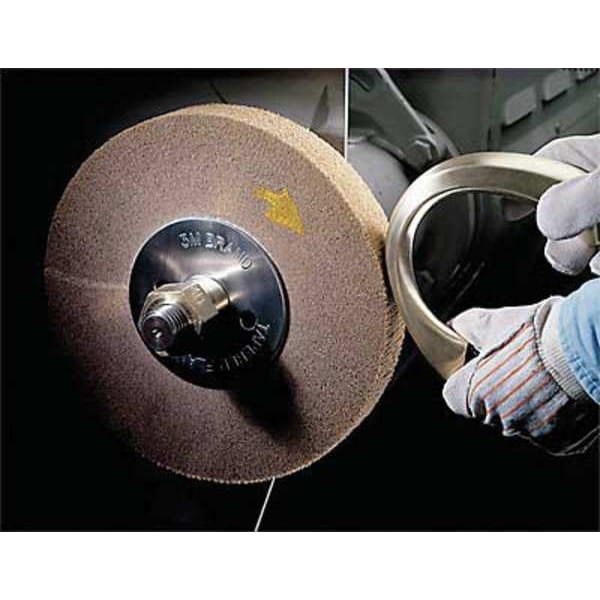 Scotch-Brite FlapWheel, AO, 6 In Diax1 Wx2 In AH, MD, PK3 - 61500109097