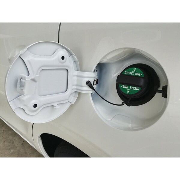 Fuel Stickers Diesel Label  for Fuel Cap:  Fleet Trucks, Box Truck, Van, Hvy-Dty, Ultra-Durable 1 Pair - Z-GCDG
