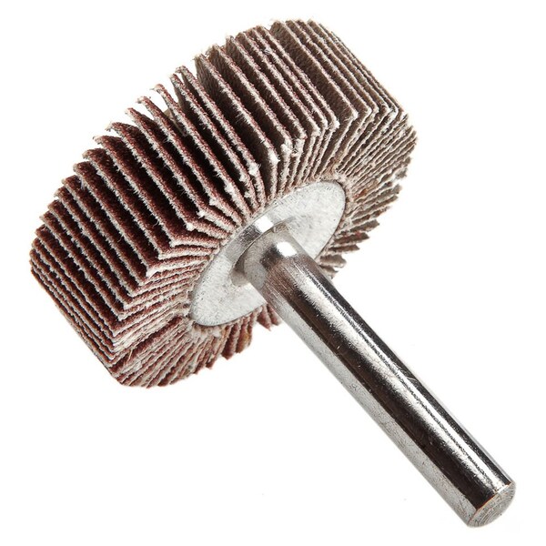 Forney Flap Wheel, Shank Mounted, 1-1/2 in x 1/2 in - 60189