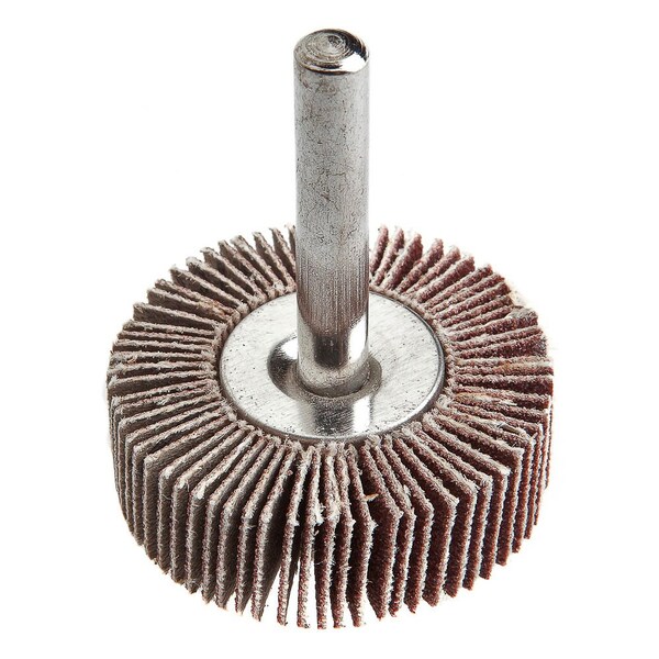 Forney Flap Wheel, Shank Mounted, 1-1/2 in x 1/2 in - 60189