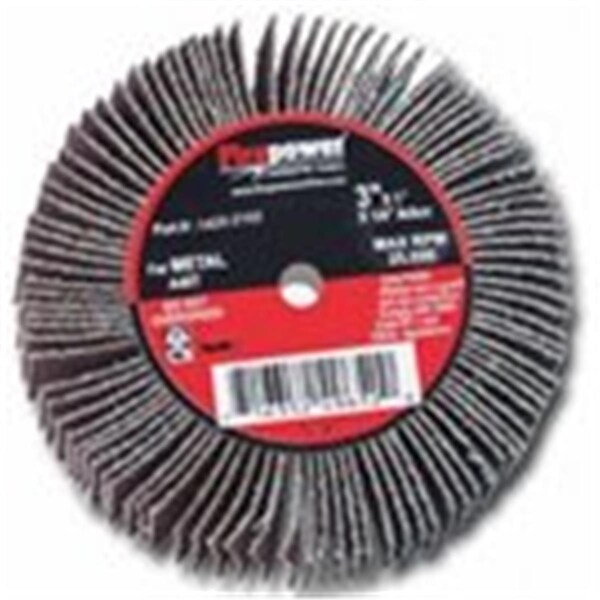Light House Beauty Flap Wheel - 3 Inch X 1 Inch - 60 Grit - LI144606