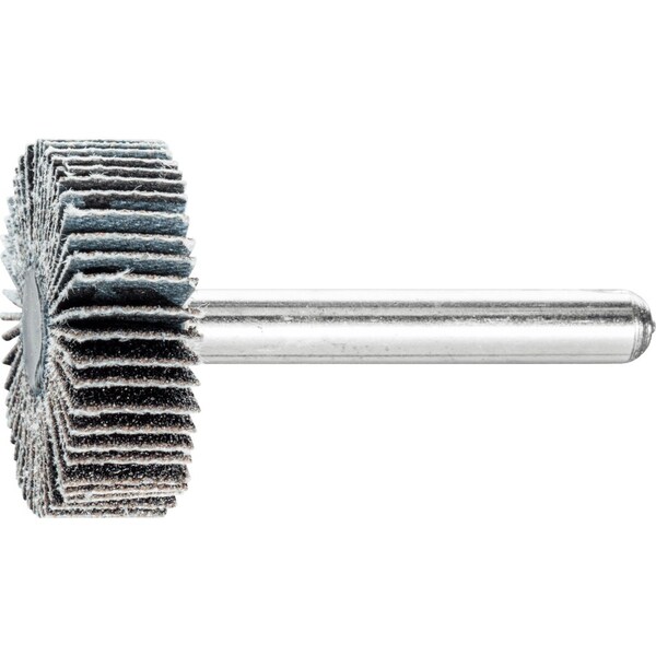Pferd 1'' x 1/2'' Mounted Flap Wheel - 1/4'' Shank - Silicon Carbide - 120 Grit - 45417