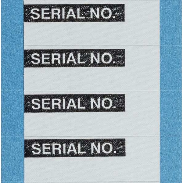 Brady Inventory Control Labels 0.5" H x, PK 25, WOAF-34-PK - WOAF-34-PK