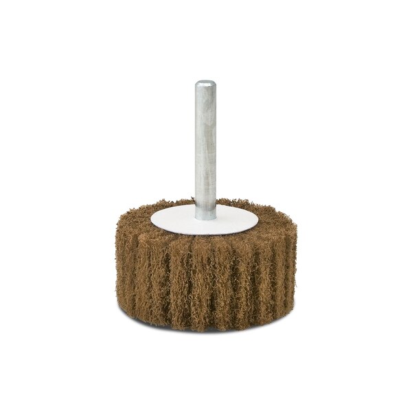 Cgw Abrasives Flap Whl, 3x2x1/4, CRS, Tan - 36459
