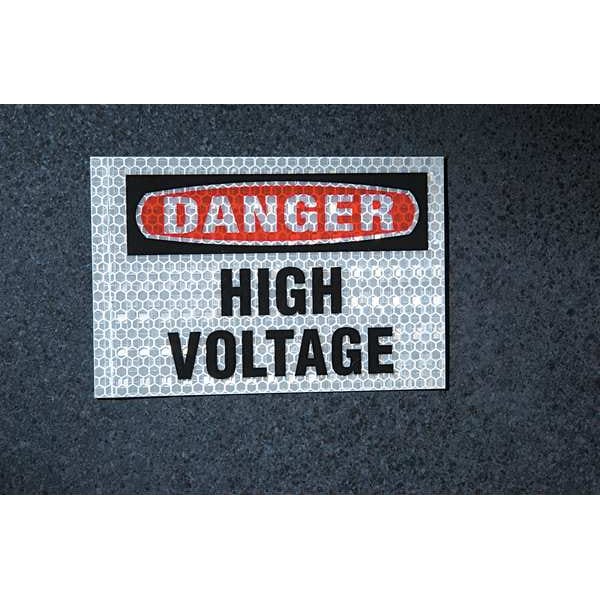 Brady Danger Label, 5 In. W, 3-1/2 In. H, PK8, 21008LS - 21008LS