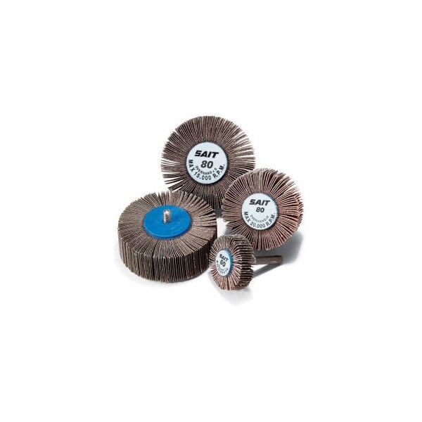 United Abrasives/Sait United Abrasives - Sait 2A Flap Wheel 2-1/2" x 1" x 1/4" 80 Grit Aluminum Oxide - 70071