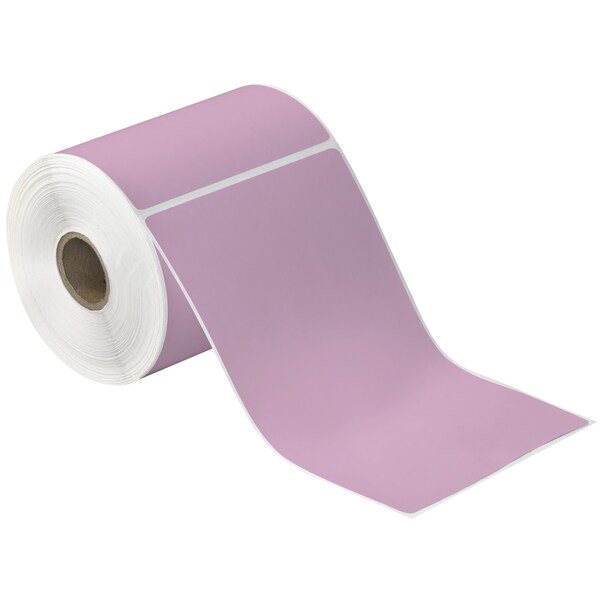 Tape Logic 4 x 6 1/2in Pink Desktop Direct Thermal Label, 12PK - THD403