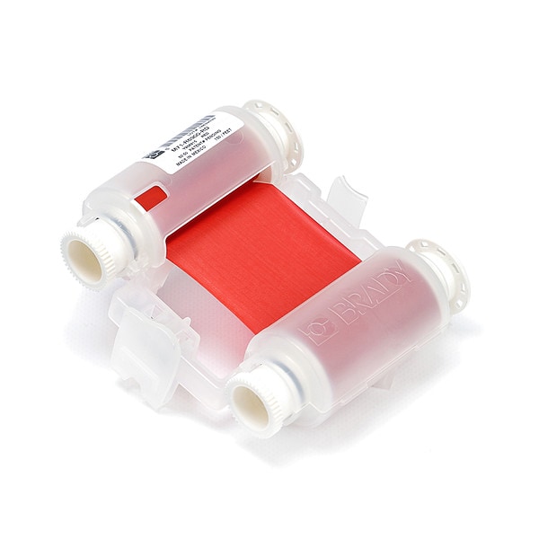 Brady Printer Ribbon, 2 in W, 150 ft L, Red - M7-R6900-RD