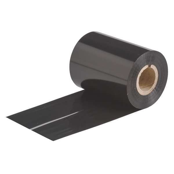 Brady Thermal Transfer Printer Ribbon, 3-17/64" W, 984 ft. L, Black - R6102