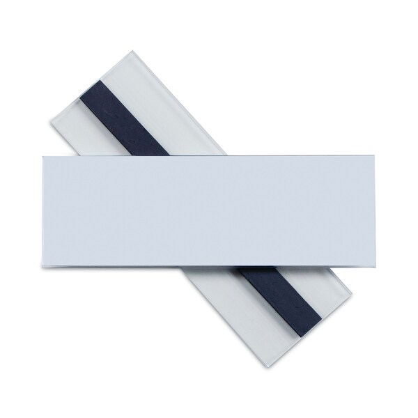 C-Line Products Clear Magnetic Label Holders, Side Load, 6 x 2, Clear, PK10 - 87820