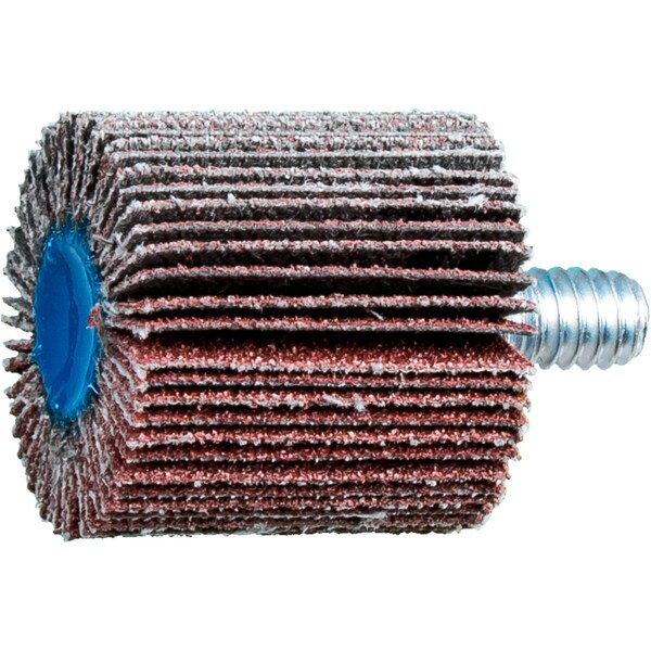 Pferd 1" x 1" Quick Change Flap Wheel - 1/4-20 Thread - Aluminum Oxide - 80 Grit - 45311
