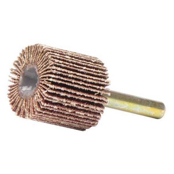 Weiler 1"x1" Tiger Coated Abrasive Flap Wheel 1/4" Stem 60AO - 52003