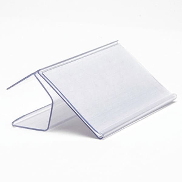 Aigner Index Label Holder, Clear, Smooth, Slide-In, PK25 - CE-153