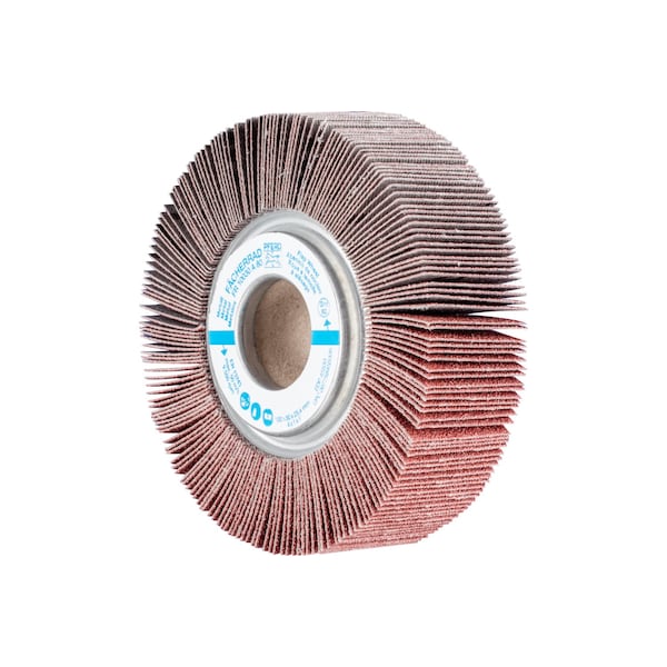 Pferd 4" x 1" Unmounted Flap Wheel - 1" A.H. - Aluminum Oxide - 80 Grit - 45533