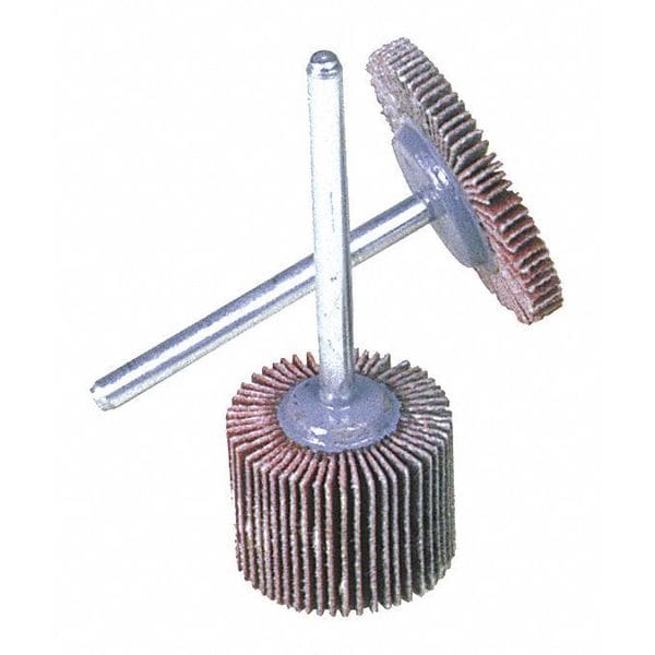 Superior Abrasives Flap Wheel, 5/8x5/8x1/8, A/O, Grit 180 - A009413