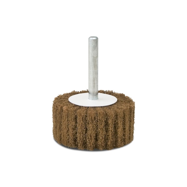 Cgw Abrasives Flap Whl, 3x1x1/4, CRS, Tan - 36456