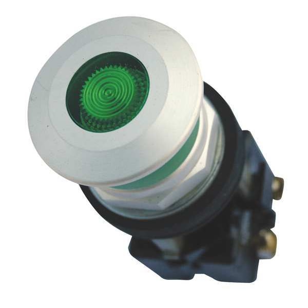 Botón pulsador iluminado Eaton, 30 mm, 1NA, verde - HT8FBGAF7