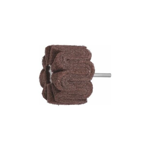 Holex Fleece Flap Wheel, Medium, Head Dia X Head Width: 80 mm X 50 mm - 554976 80X50