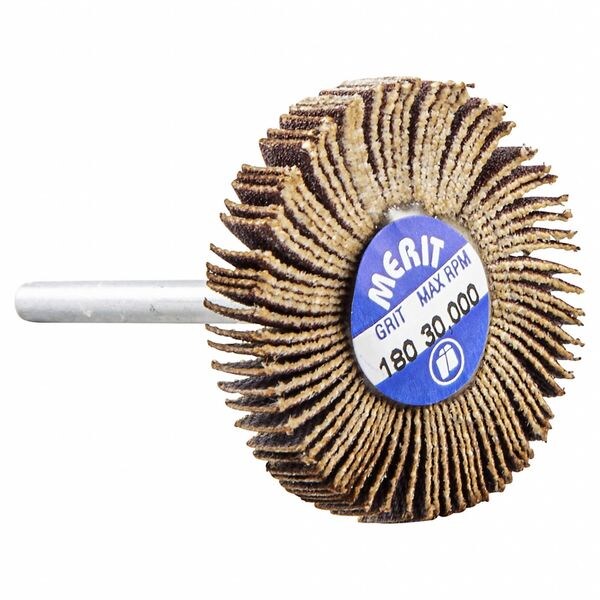 Merit Flap Wheel, Aluminum Oxide, 1 3/16" dia - 08834137503