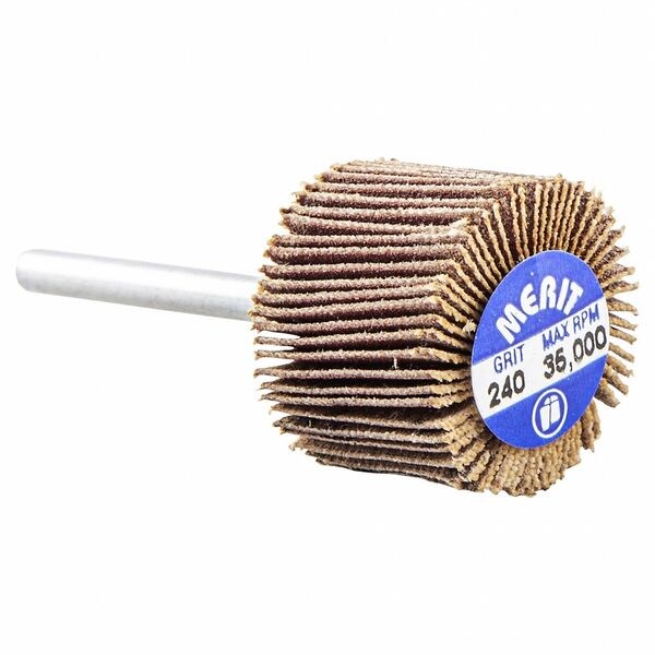 Merit Flap Wheel, Aluminum Oxide, 3/4" dia - 08834137584