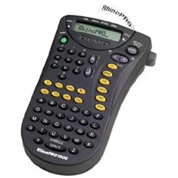 Dymo RhinoPRO 1/2 Flexible Nylon Labels - Black on Yellow - DY303970