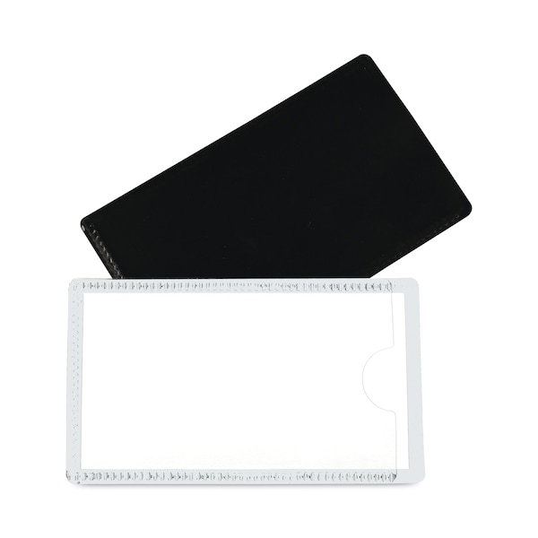 C-Line Products Slap-Stick Magnetic Label Holders, Side Load, 4.25 x 2.5, White, PK10 - 87707